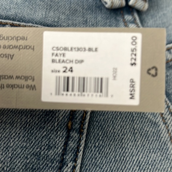 Hudson size 24 NWT ultra high rise flare Faye - Picture 7 of 7